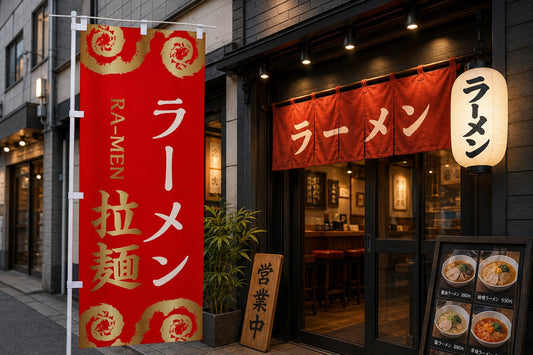 ラーメン店におすすめののぼり旗｜集客効果と選び方を解説