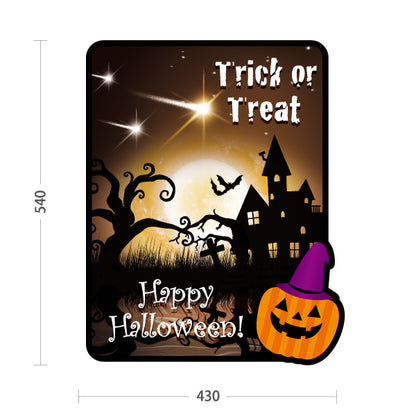 スタンド看板 ノーマルタイプ ハロウィン Trick or Treat 洋館＆夜空モチーフ シックで大人向けのデザイン 店舗前・イベント装飾向け 屋外使用可 S-10518-7
