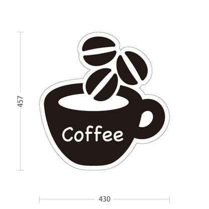 スタンド看板 ノーマルタイプ コーヒー Coffee 英語表記 モノクロデザイン カフェ・ドリンク販売PR向け 屋外使用可 S-10910-15